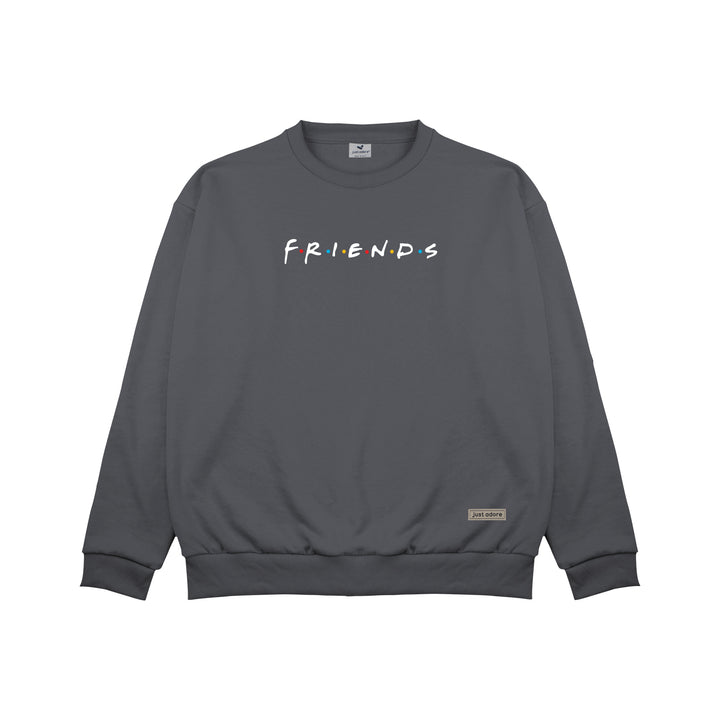 Oversized Men Friends Sweatshirt - Just Adore