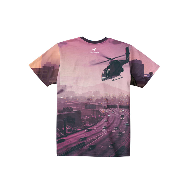 GTA V Characters Printed Kids Tshirt - Just Adore