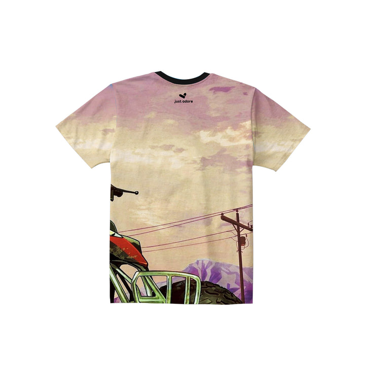 GTA V Sublimation Printed Kids Tshirt - Just Adore