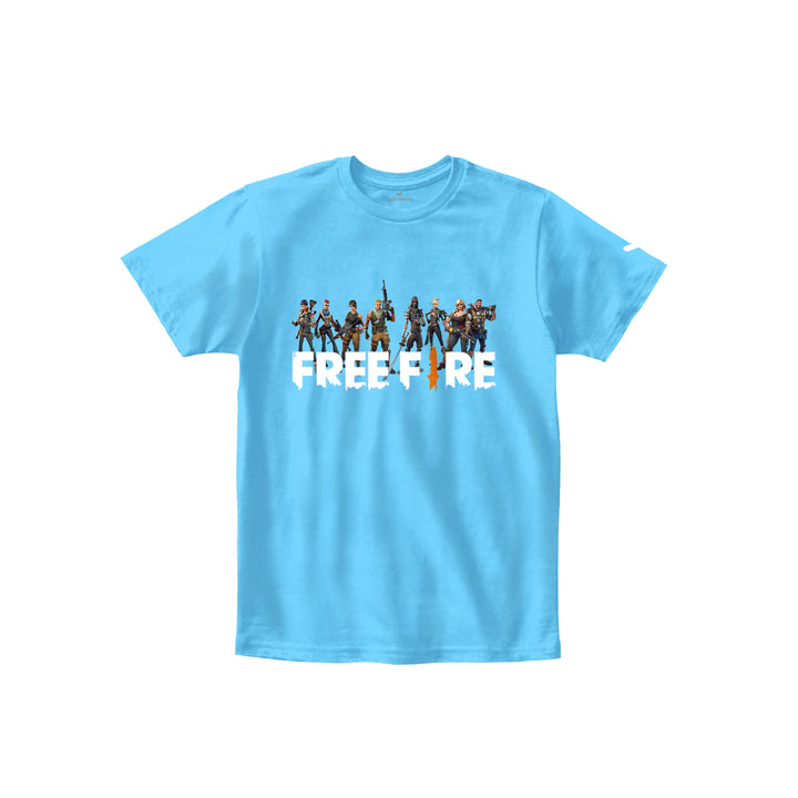 Free Fire Gaming Kids Tshirt - Just Adore