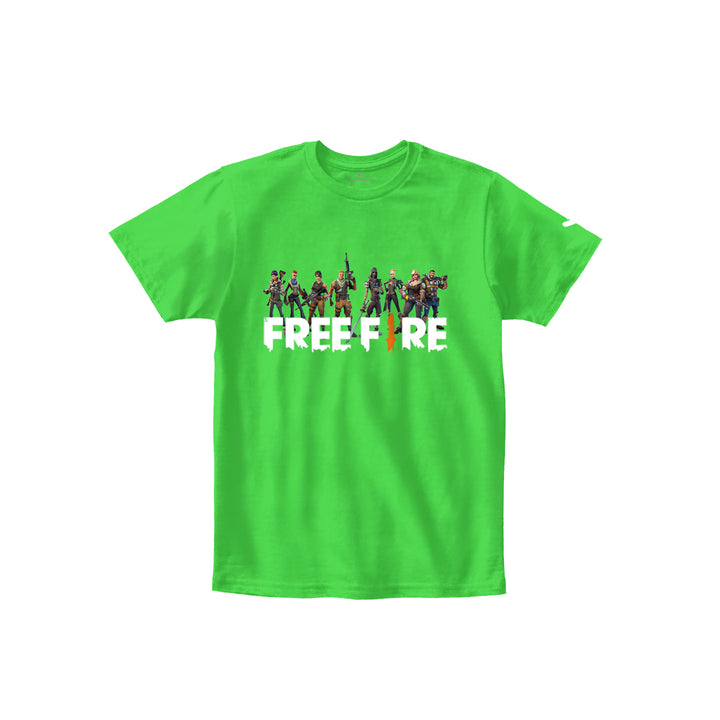 Free Fire Gaming Kids Tshirt - Just Adore