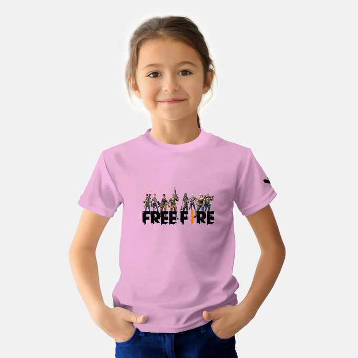 Free Fire Gaming Kids Tshirt - Just Adore