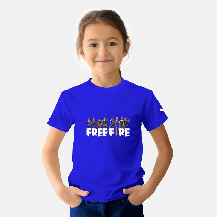 Free Fire Gaming Kids Tshirt - Just Adore