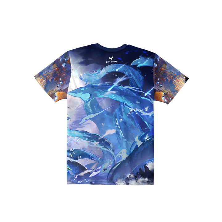 Genshin Impact Characters Sublimation Printed Kids Tshirt - Just Adore