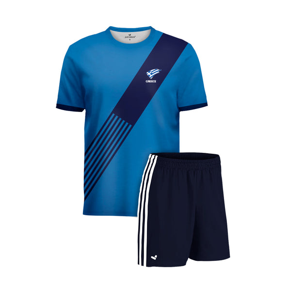 Greece Football Team Fans Away Jersey Set - Just Adore