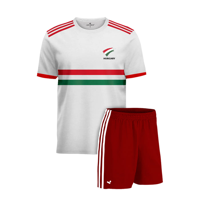 Hungary Football Team Fans Away Jersey Set - Just Adore