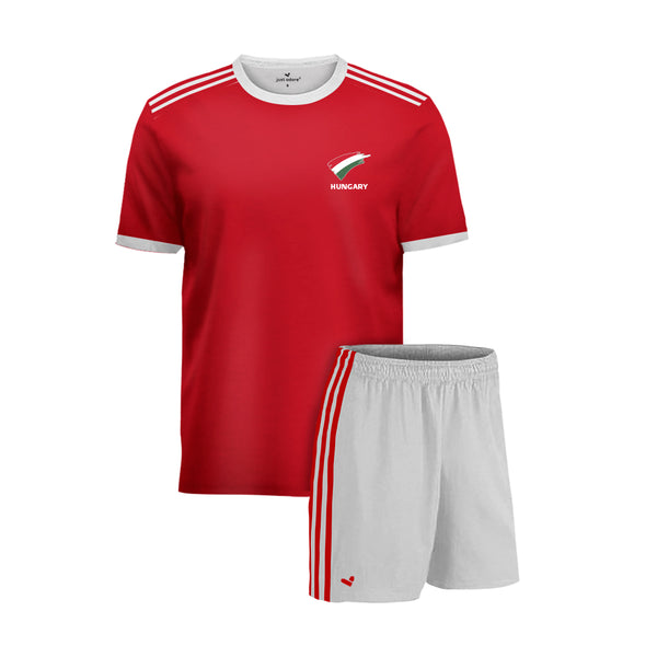 Hungary Football Team Fans Home Jersey Set - Just Adore