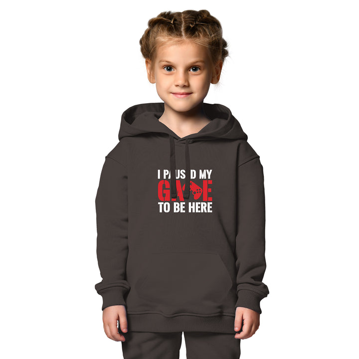 I Paused My Game To Be Here Hoodie - Kids - Just Adore