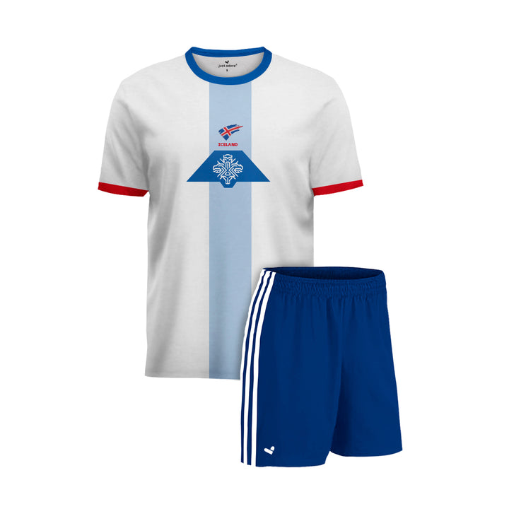 Iceland Football Team Fans Away Jersey Set - Just Adore