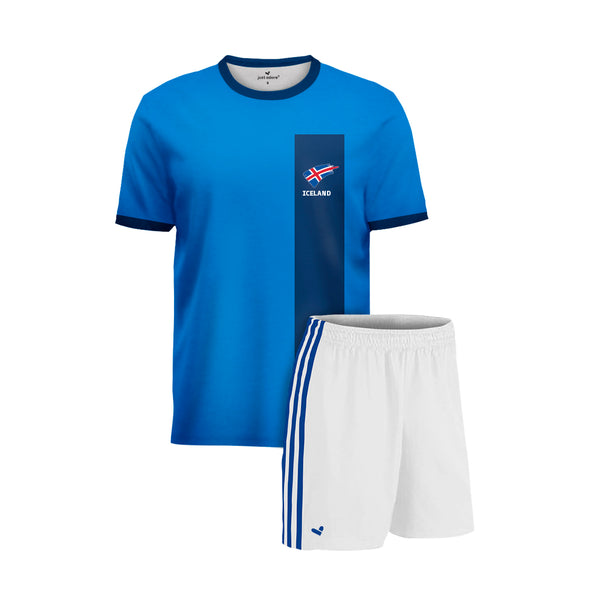 Iceland Football Team Fans Home Jersey Set - Just Adore