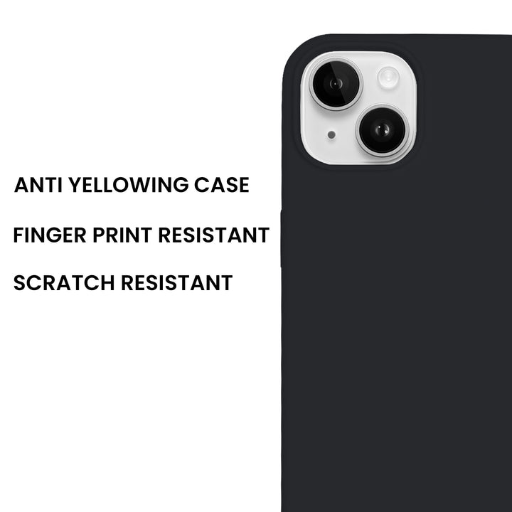 Silicone Case for iPhone 14, Matt Finish, Hard Case - 10 Colors - Just Adore