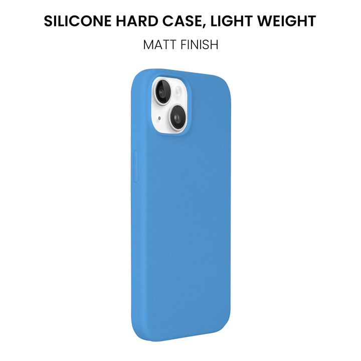 Silicone Case for iPhone 14, Matt Finish, Hard Case - 10 Colors - Just Adore