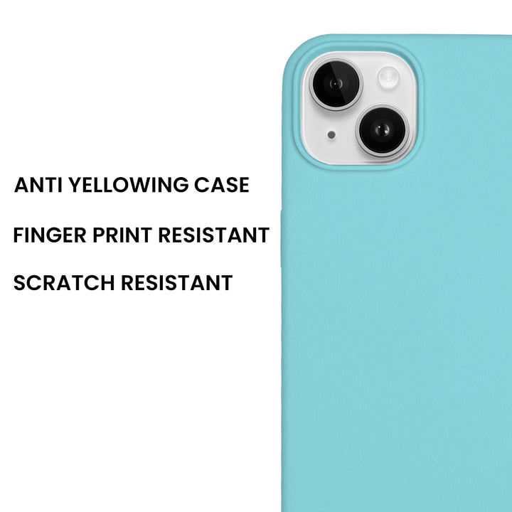 Silicone Case for iPhone 14, Matt Finish, Hard Case - 10 Colors - Just Adore