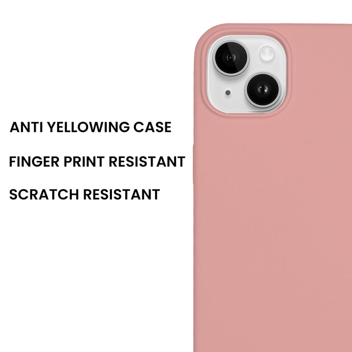 Silicone Case for iPhone 14, Matt Finish, Hard Case - 10 Colors - Just Adore