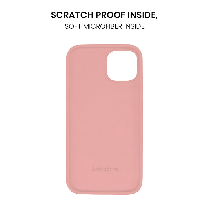 Silicone Case for iPhone 14, Matt Finish, Hard Case - 10 Colors - Just Adore