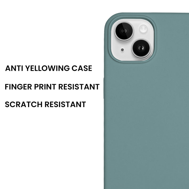 Silicone Case for iPhone 14, Matt Finish, Hard Case - 10 Colors - Just Adore