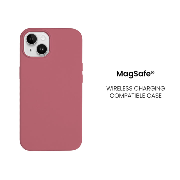 Silicone Case for iPhone 14, Matt Finish, Hard Case - 10 Colors - Just Adore