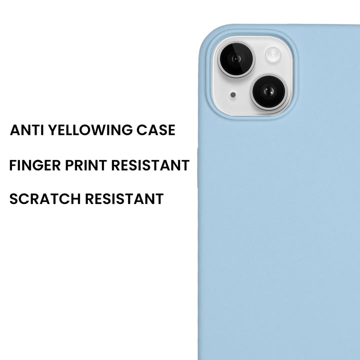 Silicone Case for iPhone 14, Matt Finish, Hard Case - 10 Colors - Just Adore