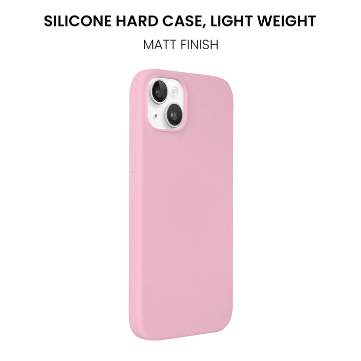 Silicone Case for iPhone 14 Plus, Matt Finish, Hard Case - 10 Colors - Just Adore