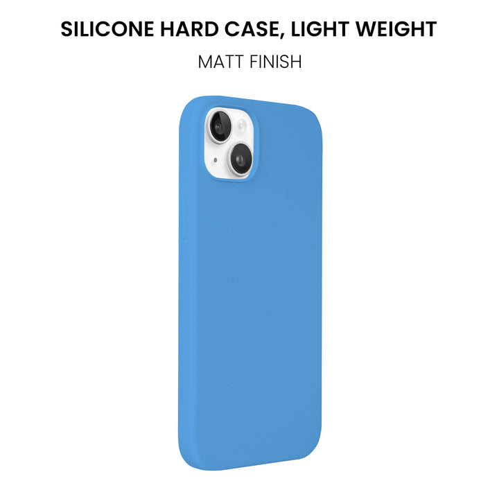 Silicone Case for iPhone 14 Plus, Matt Finish, Hard Case - 10 Colors - Just Adore