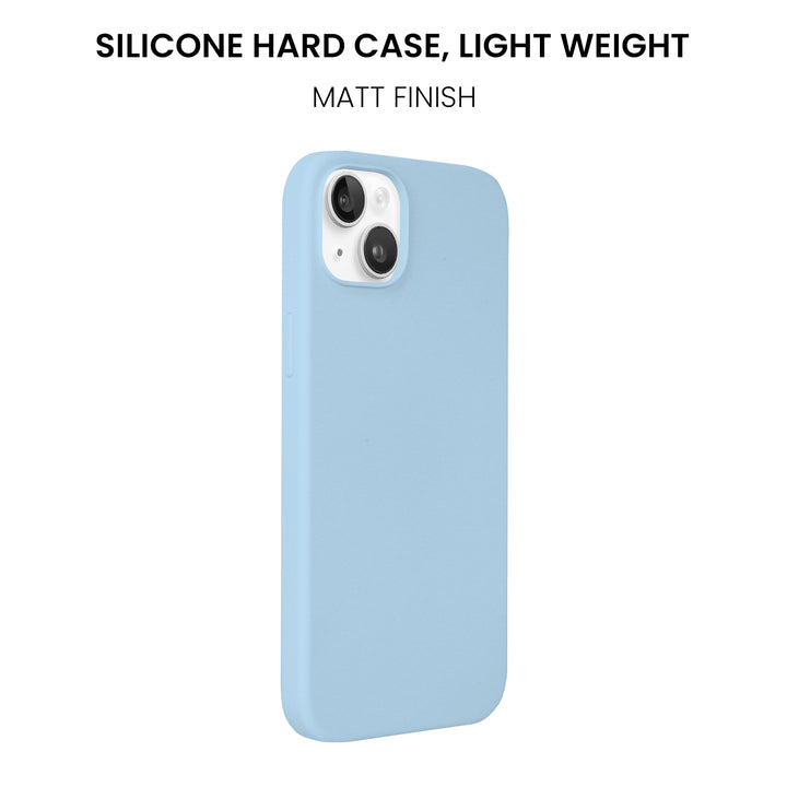 Silicone Case for iPhone 14 Plus, Matt Finish, Hard Case - 10 Colors - Just Adore