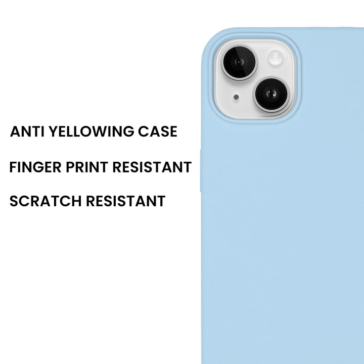 Silicone Case for iPhone 14 Plus, Matt Finish, Hard Case - 10 Colors - Just Adore