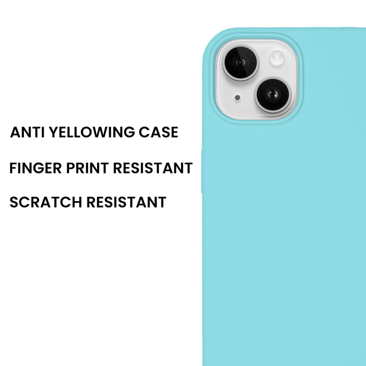 Silicone Case for iPhone 14 Plus, Matt Finish, Hard Case - 10 Colors - Just Adore