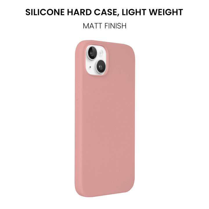 Silicone Case for iPhone 14 Plus, Matt Finish, Hard Case - 10 Colors - Just Adore