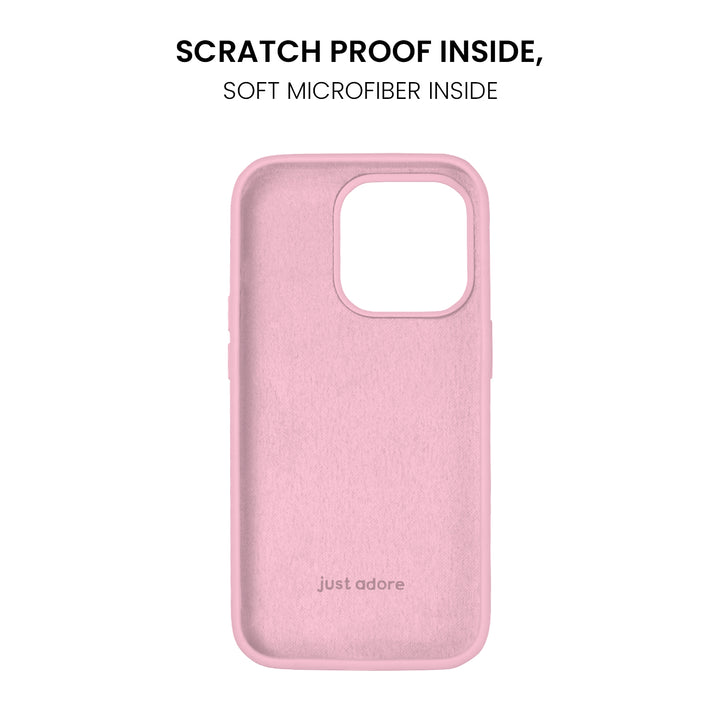 Silicone Case for iPhone 14 Pro, Matt Finish, Hard Case - 10 Colors - Just Adore