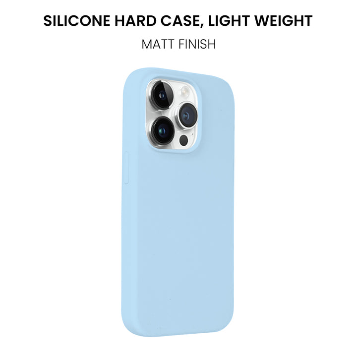 Silicone Case for iPhone 14 Pro, Matt Finish, Hard Case - 10 Colors - Just Adore