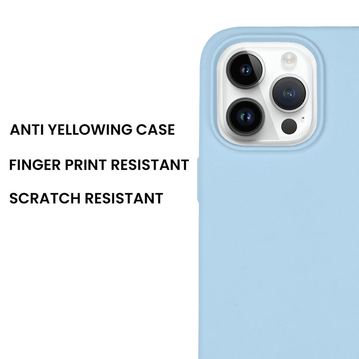 Silicone Case for iPhone 14 Pro, Matt Finish, Hard Case - 10 Colors - Just Adore