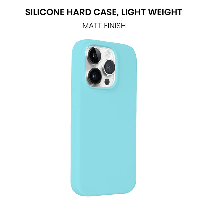 Silicone Case for iPhone 14 Pro, Matt Finish, Hard Case - 10 Colors - Just Adore