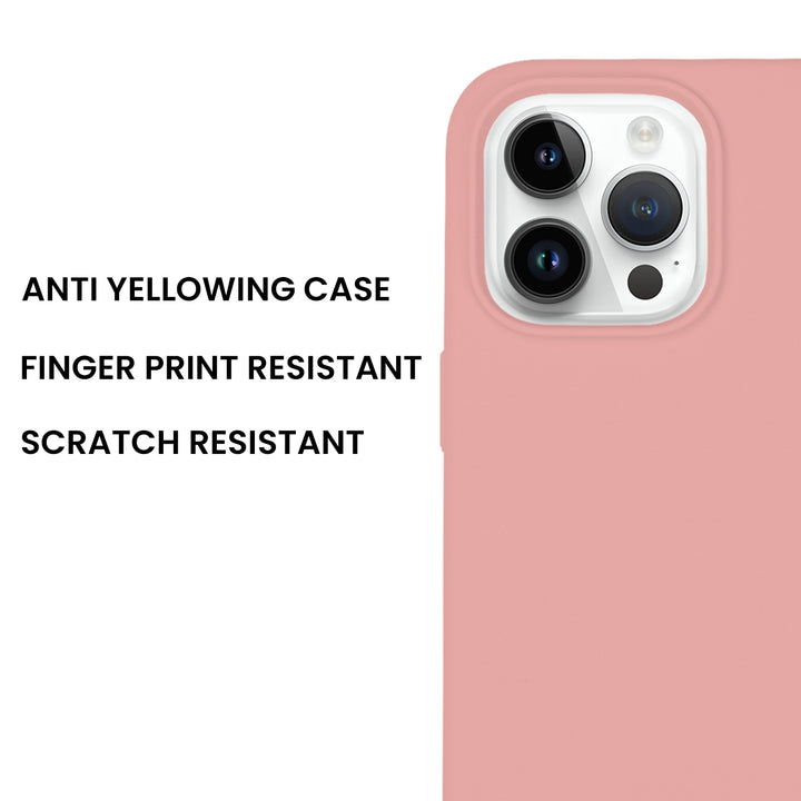 Silicone Case for iPhone 14 Pro, Matt Finish, Hard Case - 10 Colors - Just Adore