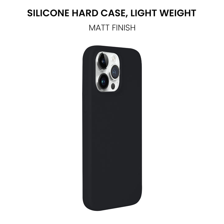 Silicone Case for iPhone 14 Pro Max, Matt Finish, Hard Case - 10 Colors - Just Adore