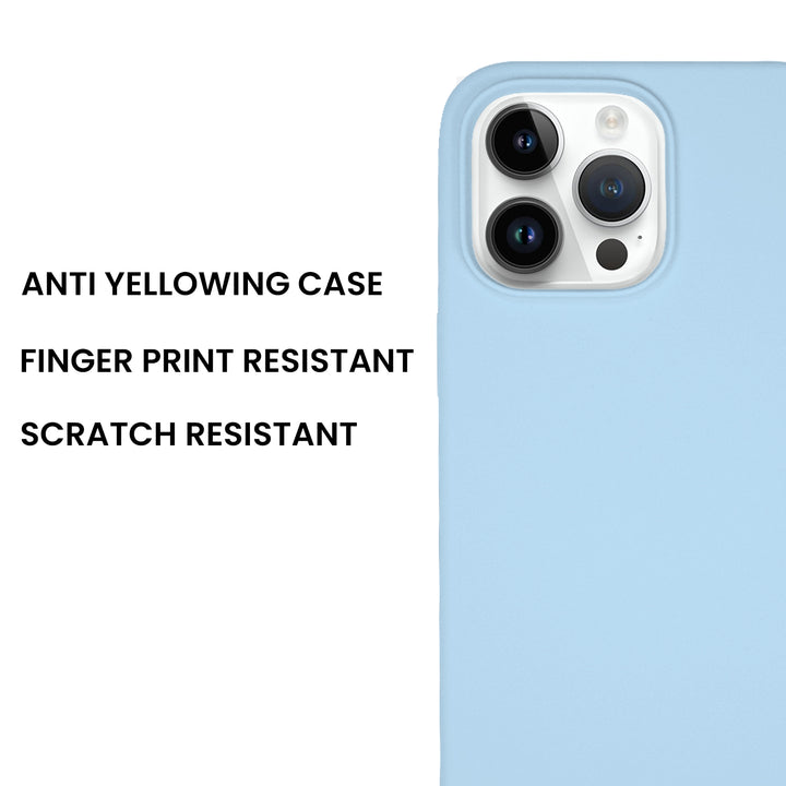 Silicone Case for iPhone 14 Pro Max, Matt Finish, Hard Case - 10 Colors - Just Adore