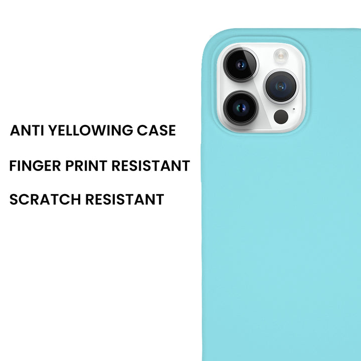 Silicone Case for iPhone 14 Pro Max, Matt Finish, Hard Case - 10 Colors - Just Adore