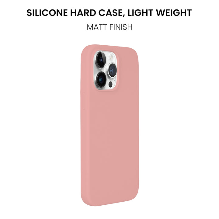 Silicone Case for iPhone 14 Pro Max, Matt Finish, Hard Case - 10 Colors - Just Adore