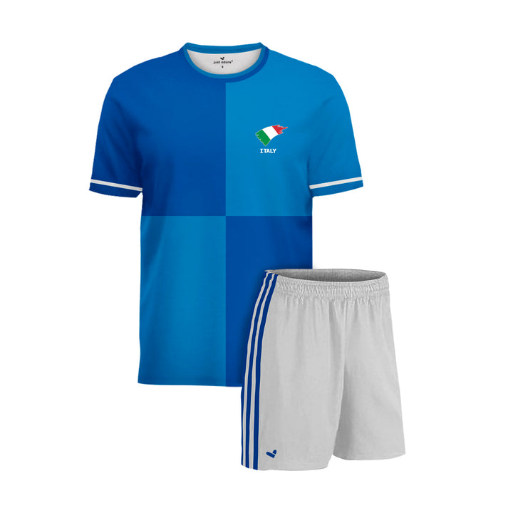 Italy Football Team Fans Home Jersey Set - Just Adore