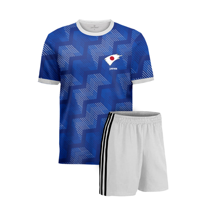 Japan Football Team Fans Home Jersey Set - Just Adore