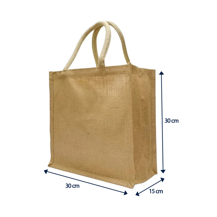 Jute Bag - Natural Small (JAJB01), Blank - Just Adore