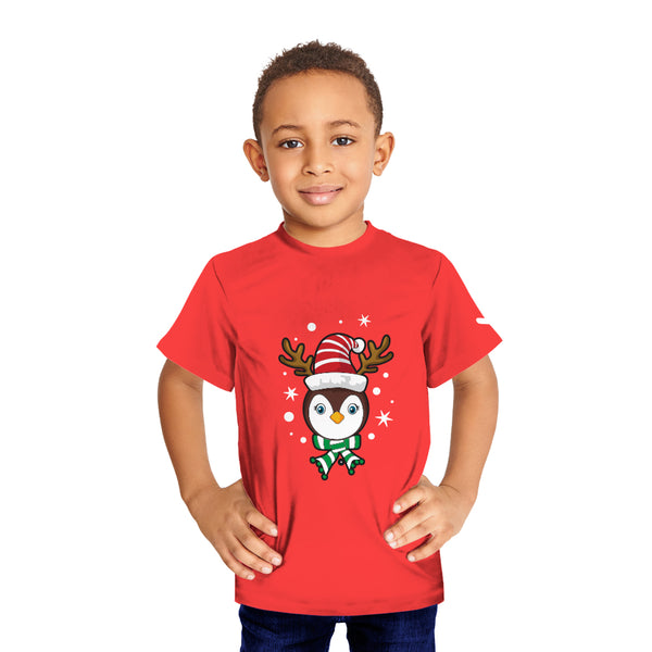 Christmas Penguin T-shirt - Kids - Just Adore