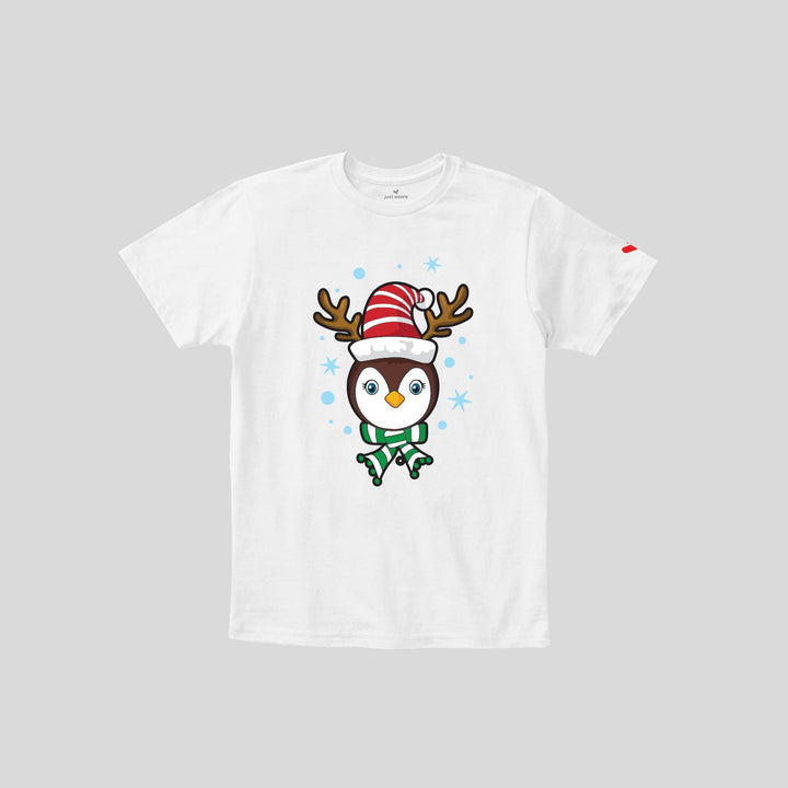 Christmas Penguin T-shirt - Kids - Just Adore