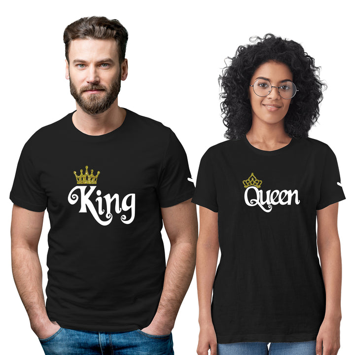 King Queen Couple T shirt - Organic - Just Adore