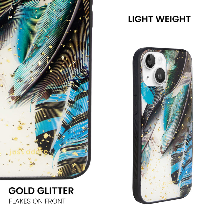 Kingfisher Blue – Gold Glitter - Just Adore