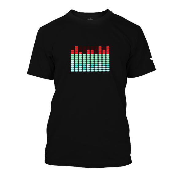 Lighting Beats LED T-shirt Black - Unisex - Just Adore
