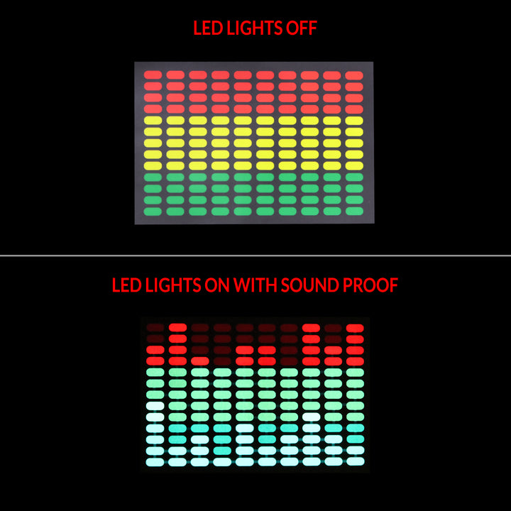 Lighting Beats LED T-shirt Black - Unisex - Just Adore