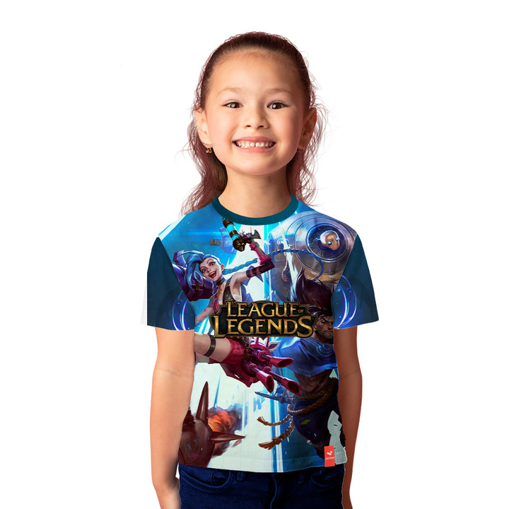 League of Legends Multicolor Printed Kids Tshirt - Just Adore