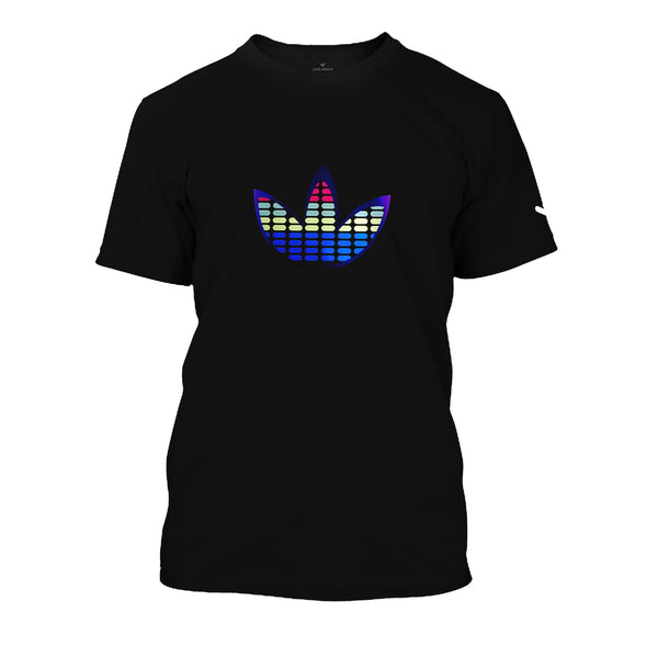 Lighting Lotus LED T-shirt Black - Unisex - Just Adore