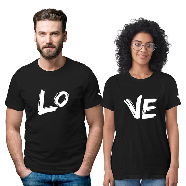 LOVE Couple T shirt - Organic - Just Adore