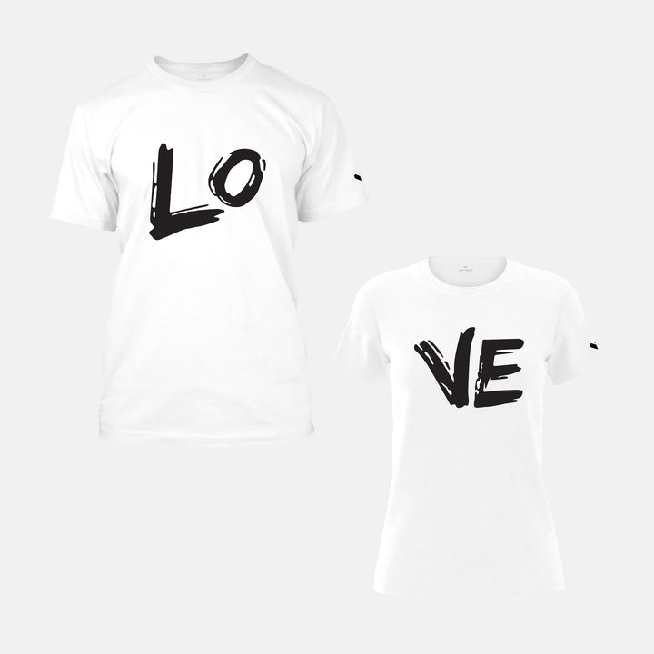 LOVE Couple T shirt - Organic - Just Adore